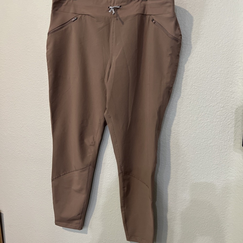 Columbia Women's Leslie Falls TAUPE Casual Pull on Pant EXTRA LARGE